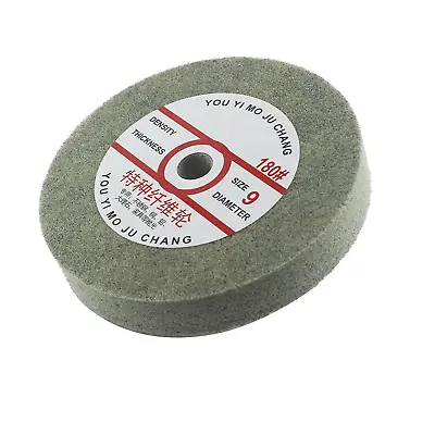 6 Inch Nylon Fiber Buffing Wheel 180 Grit Abrasive Polishing Discs For Bench Gr • $14.06