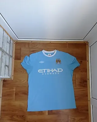 Manchester City 2011 2012 Umbro Home Football Shirt Soccer Jersey. Size 44  • $44.99