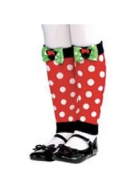 Disney Minnie Mouse Child Holiday Leg Warmers Size 4-6 - 1 Pair • $8