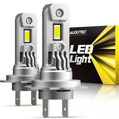 AUXITO LED Bulb H7 Headlights Hi Low Beam Conversion Kit 6000K 30000LM Canbus CN • $31.34