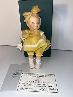 R. John Wright Sunshine Scootles Doll In Original Box With Certificate • $325