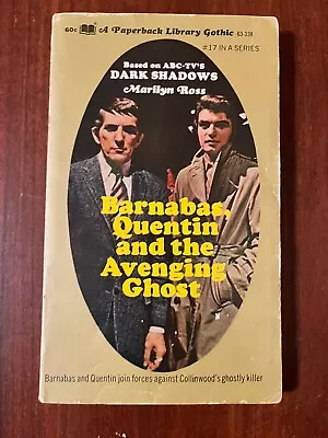 Barnabas Quentin And The Avenging Ghost By Marilyn Ross. 1970 1st Printing • $6