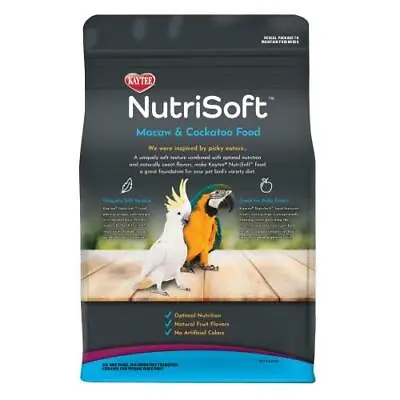 Kaytee Nutrisoft Macaw & Cockatoo Food 3 Lbs. • $15.49