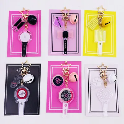 EXO BTS Keychain Keyring Adorable Bell Star Gold Alloy For Friend Birthday Gift • $10.98