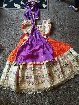 Full Set Chaniya Choli With Mirror Work • $35