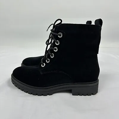 Aldo Women's Onoewen Boot Velvet Black Size US 6.5 • $32.99