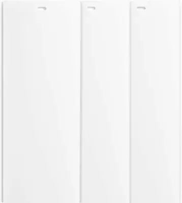 DALIX 82.5  White Vertical Replacement Blinds Slats Sliding Door Window 3 Pack • $26.70