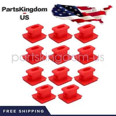 NEW 10PCS RED Dash Trim Clips Retainer For BMW E46 E65 E66 E83 USA • $7.78