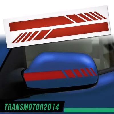 Red 5D Rearview Mirror Car Sticker Reflective Stripe Decal Waterproof Accessorie • $3.98
