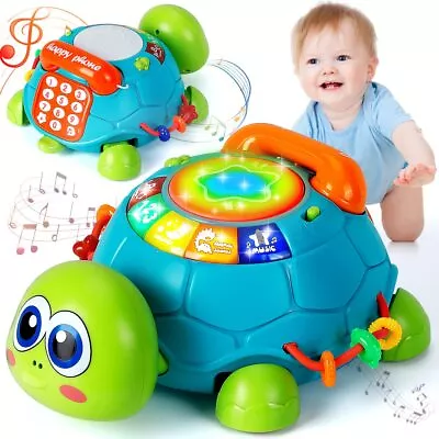 Toys For 1 Year Old Girls Boys Gifts Crawling Turtle Baby Toys 6 12+ Months • £21.97