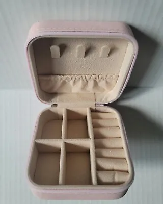 Mini Jewelry Travel Case Portable Organizer Pink NEW FREE SHIPPING • $7.99