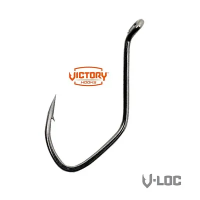 Victory Hooks 41141 Octopus Beak Circle V Loc Hook Black Nickel AccurArc Point • $15.50