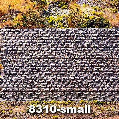 Chooch Cut Stone Retaining Wall - Small - N Scale Model Railroad Scenery • $14.04