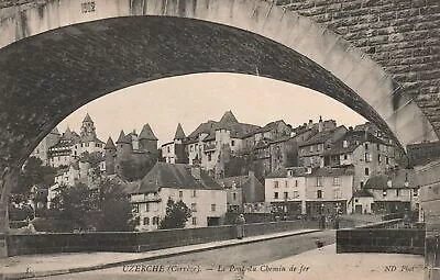 Vintage Postcard Le Pont Du Chemin De Fer Railway Bridge Uzerche France • $9.59