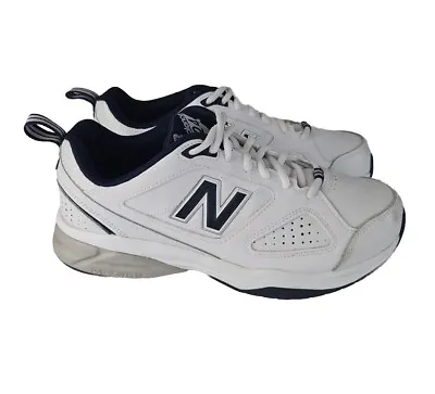 New Balance 624 Mens White Sneakers Shoes US 8 UK 7.5 EURO 41.5 Width 4E • $39.90
