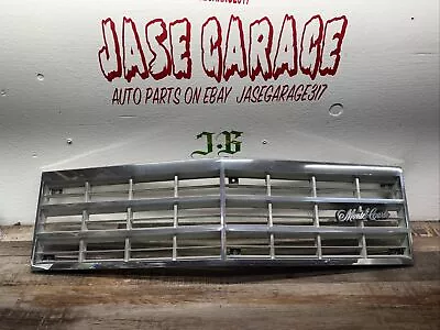 Vintage Chevrolet Monte Carlo Front Grill Grille 1981-86 OEM • $80