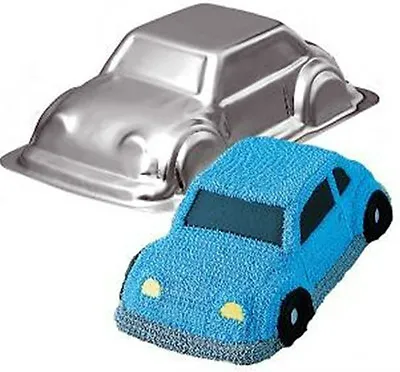 3d Car Cruiser Cake Novelty Tin Pan Vw Beetle Pass Driving Test Cake Decorating  • £10.75