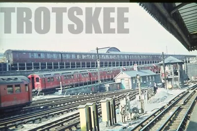 35mm Slide London Underground Northern Line View Scene Drayton Park Station 1964 • £3.99