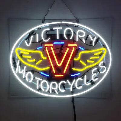 Motorcycle Neon Signs For Home Bar Pub Club Man Cave Room Garage Wall Decor • $141