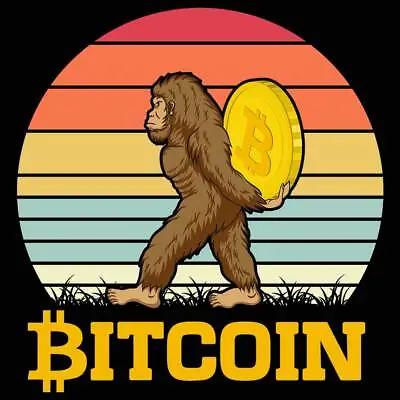 Bitcoin With Big Foot - Mens Funny Novelty T-Shirt Tee ShirtsT Shirt Tshirts • $23.75