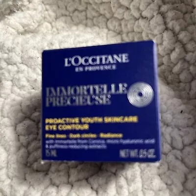 L'Occitane  Immortelle Proactive Youth Skincare Eye Contour 0.5oz 1.5ml Shipping • $68