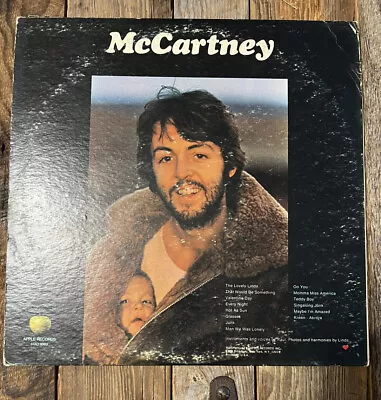 Paul McCartney Self Titled LP Apple 1970 Original First Pressing • $16.21