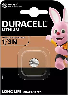 Duracell DL1/3N Lithium Button Battery (CR1/3N CR1-3N DL1-3N CR11108) • £4.96