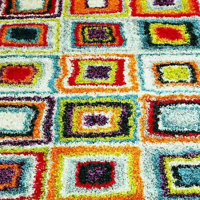 Recycled Chindi Rug Handmade Cotton Multi Colored Fair Trade Loom Mat Floor Rug • £39.84