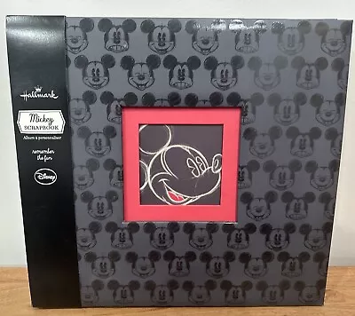 NEW Disney Parks Mickey Mouse Hallmark Scrapbook Photo Album Craft 12x12  NEW • $29.95