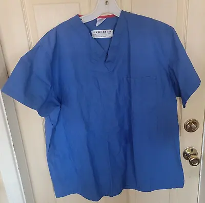 Medline AngelStat Unisex Reversible V-Neck Scrub Top XL • $15.88