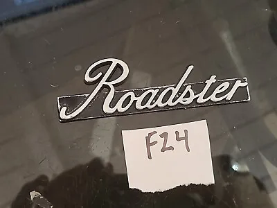 Vintage 1980s Cadillac Metal Roadster Stick On Emblem Oem  Bin Fz4 Seville Devil • $23.99