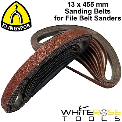 Klingspor Sanding Belts For File Belt Sanders 13 X 455mm CS310XF Aluminium Oxide • £4.65