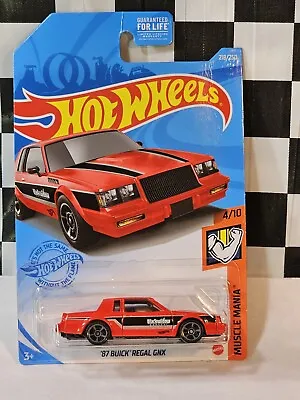 🔥 HOT WHEELS BUICK REGAL GNX #218 2021 MUSCLE MANIA 4/10 On Card G-Body Htf • $3.14