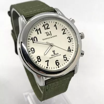 Tavistock And Jones Talking Watch Radio Controlled Men's Quartz  Watch Alarm #3 • £25