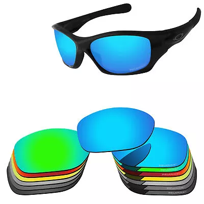 PapaViva POLARIZED ETCHED Replacement Lenses For-Oakley Pit Bull Sunglass OO9127 • $59.80