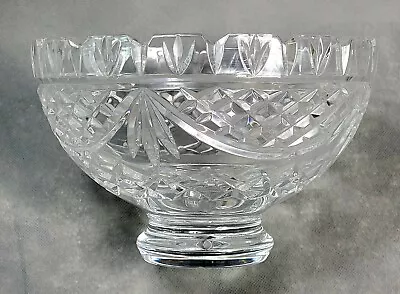 1996 WATERFORD SOCIETY Crystal Signed LEARY Penrose Footed BOWL • $69.99