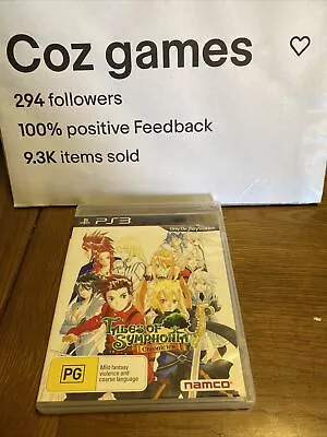 Tales Of Symphonia: Chronicles For The PS3 Complete Australian Release Damaged • $50