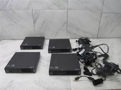 Lot Of 4 Lenovo Mini PC Thinkcentre M93p Tiny PC Core I5-4570T 8GB PowerAdapter • $189.98