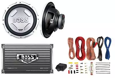 BOSS AUDIO CX122 12  1400W Car Power Subwoofer Sub & Mono Amplifier & Amp Kit • $179.99