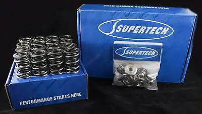 SUPERTECH TI RETAINERS & DUAL VALVE SPRING KIT 70lb Integra GSR B18C Civic B16A • $381.77