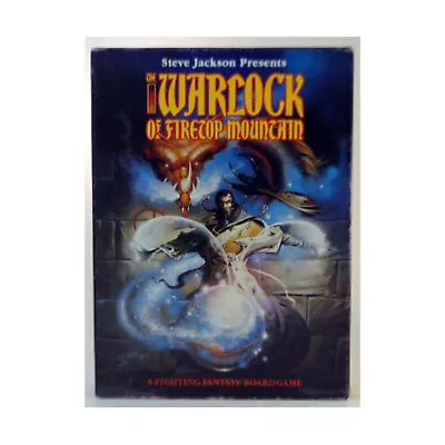 Games Workshop Board Game Fantasy Warlock Of Firetop Mountain Box VG+ • £118.77