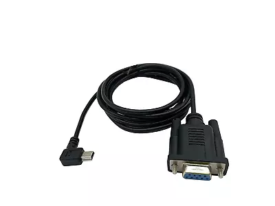 USB To RS232 Serial Adapter Right Turn USB Mini 5 Pin Male To DB9 Pin Female Se • $11.95
