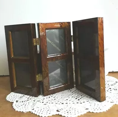 £24 • Buy Vintage Delux Tri-fold Wood Picture Frame BNWB