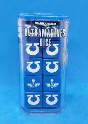 New Warhammer Ultramarines Space Marines Dice Set - Rare And Out Of Production • £20