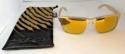 New Oakley Goldbrook 24k FMJ Gold Holbrook Shaun White W/ Polarized Gold Iridium • $400