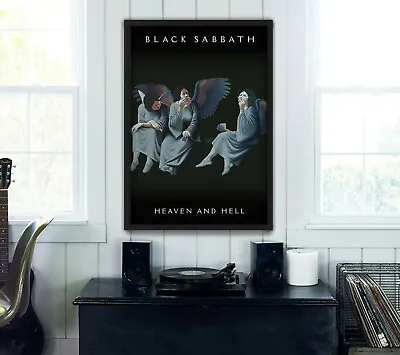 Black Sabbath Heaven And Hell - High Quality Premium Poster Print • $39.95