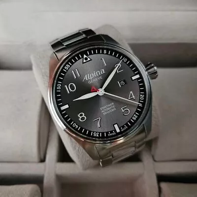 RARE ALPINA Startimer Pilot Automatic Cal. AL-525 Sapphire Swiss Made Watch • $1339.02