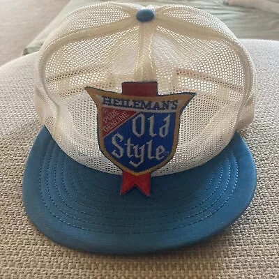 Vintage 70’s / Heileman’s Old Style Beer Full Mesh Hat / Snapback • $24.99