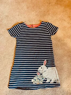 Mini Boden Bunny Appliqué Dress  3-4 • $5.99