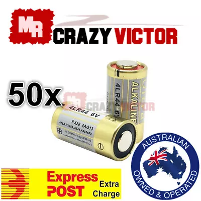 50x 6V Battery For Bark Dog Collar Toy 1414A 4AG13 4NZ13 544A 7H34 A28 GP476A • $24.95